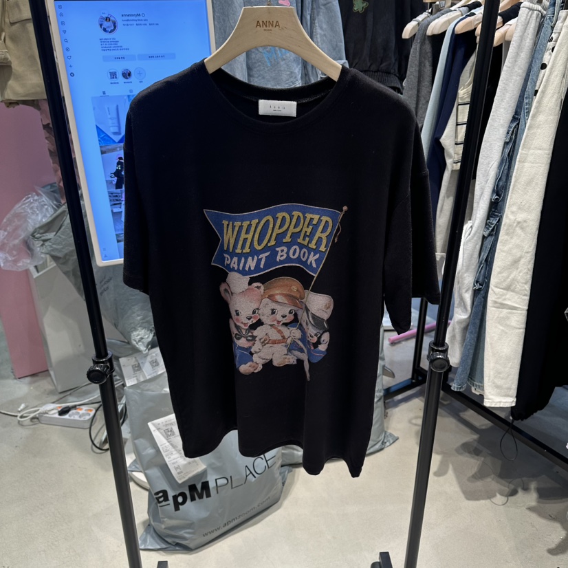 ANNA-P東大門實拍女裝新款時尚人氣真品休閑26春夏熱賣T恤ANNA-PT恤圖色3