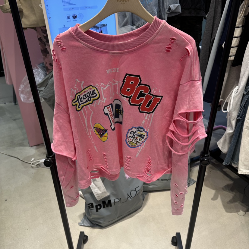 ANNA-P東大門實拍女士新品人氣熱賣休閑推薦長袖T恤假兩件ANNA-P長袖T恤圖色1