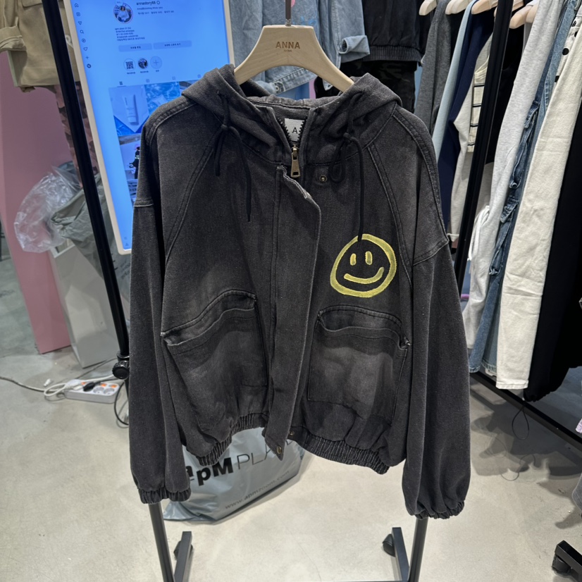 ANNA-P東大門實拍女裝新款26春夏休閑推薦真品時尚夾克連帽ANNA-P夾克圖色1