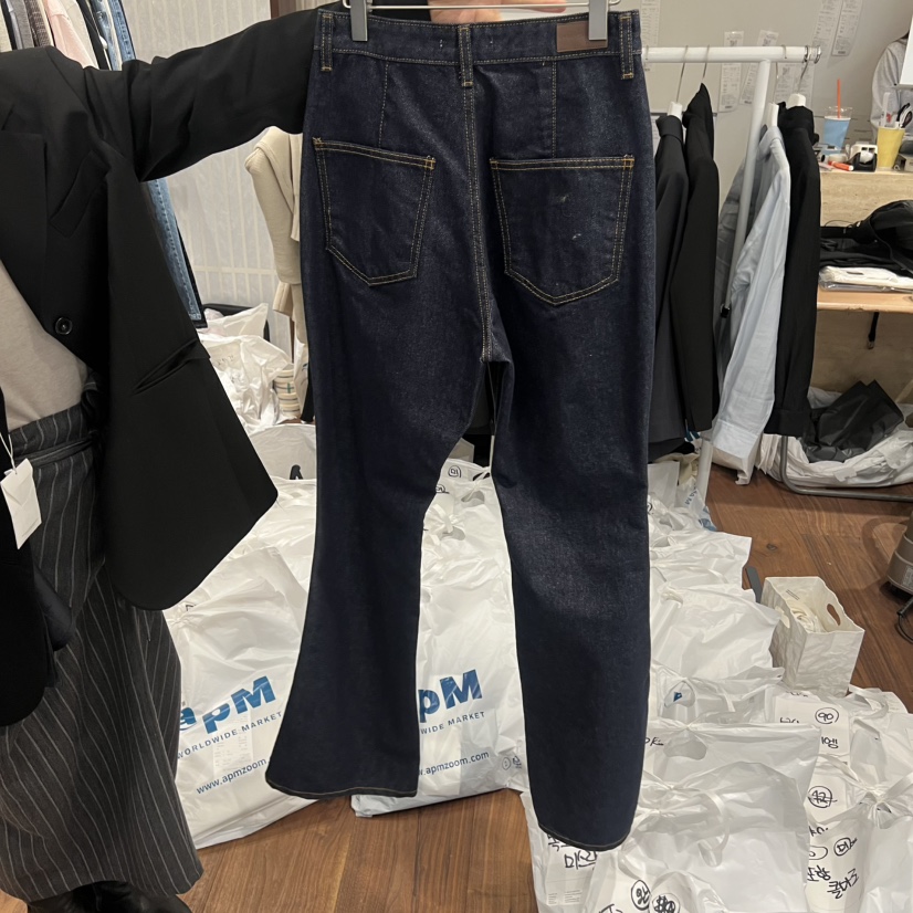 UNDERSTANDING東大門代購女裝新款人氣熱賣休閑職業牛仔褲UNDERSTANDING牛仔褲