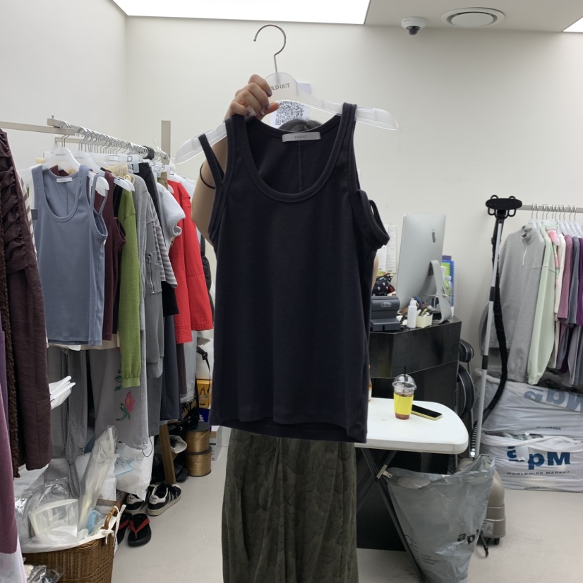 SOLD OUT韓國直郵女士新款人氣時尚26春夏真品職業吊帶背心SOLD OUT吊帶/背心圖色3