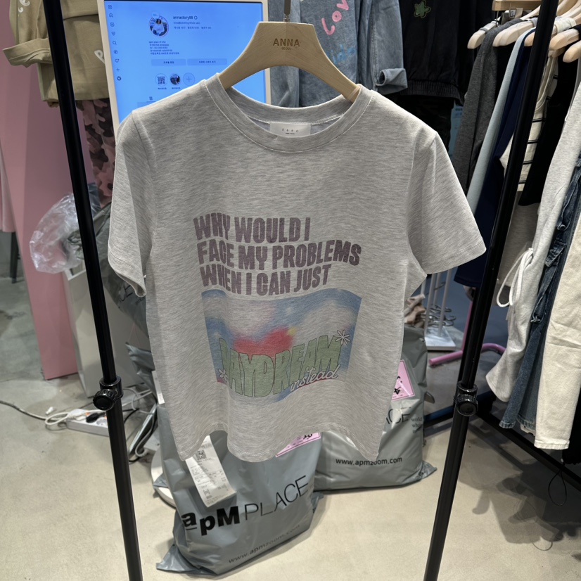 ANNA-P東大門直郵女士新品職業真品推薦熱賣26春夏休閑T恤ANNA-PT恤圖色1