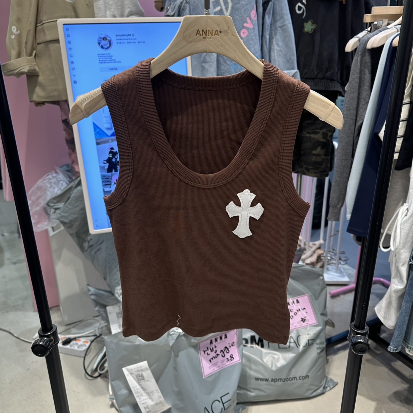 ANNA-P韓國直郵女裝新款真品推薦時尚休閑職業熱賣吊帶背心ANNA-P吊帶/背心圖色2