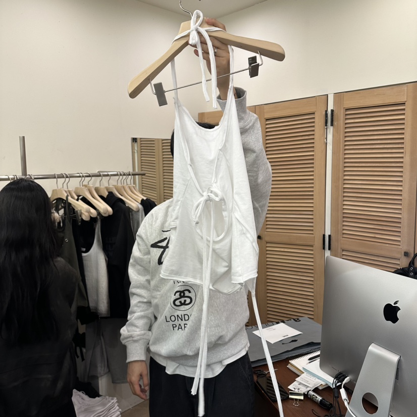 NUT東大門代購女裝新品人氣時尚推薦真品熱賣26春夏吊帶背心NUT吊帶/背心