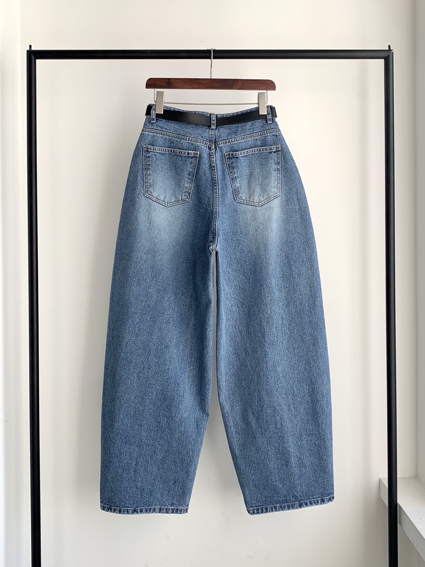 DAVICHI/D.SECOND韓國直郵女裝新款熱賣牛仔褲含隨機腰帶DAVICHI/D.SECOND牛仔褲