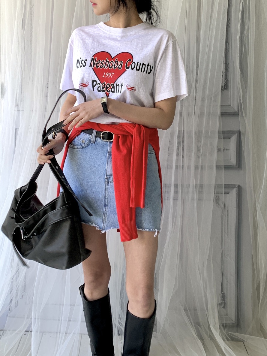 DAVICHI/D.SECOND東大門直郵女士新款時尚裙褲含隨機腰帶DAVICHI/D.SECOND裙褲