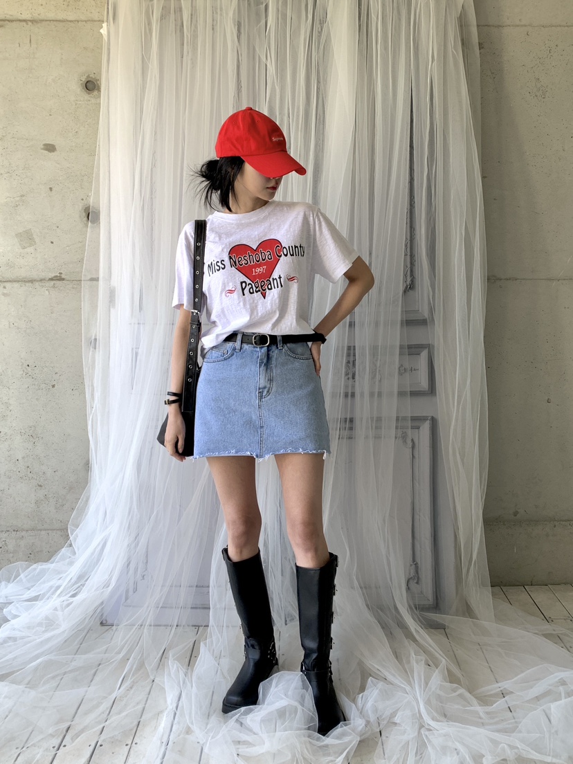 DAVICHI/D.SECOND東大門直郵女士新款時尚裙褲含隨機腰帶DAVICHI/D.SECOND裙褲