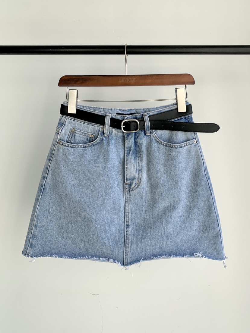 DAVICHI/D.SECOND東大門直郵女士新款時尚裙褲含隨機腰帶DAVICHI/D.SECOND裙褲圖色1