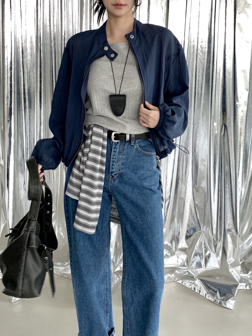 DAVICHI/D.SECOND東大門實拍女裝新款熱賣推薦夾克透明DAVICHI/D.SECOND夾克