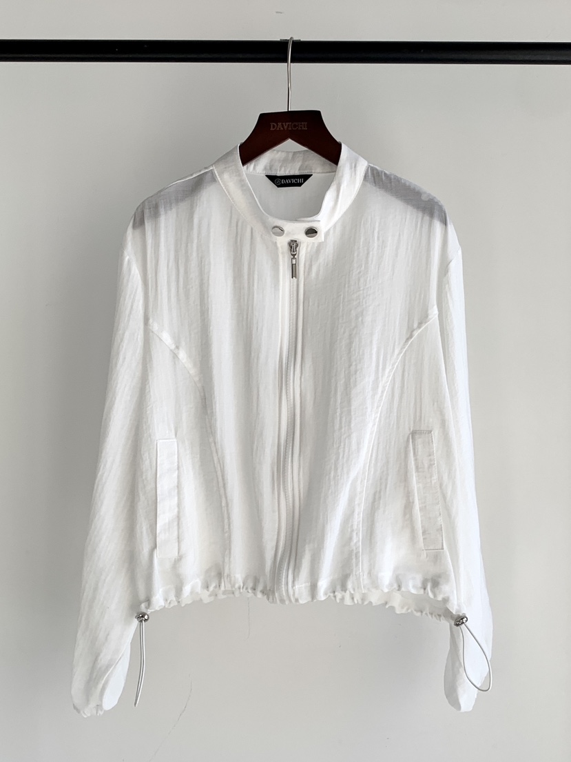 DAVICHI/D.SECOND東大門實拍女裝新款熱賣推薦夾克透明DAVICHI/D.SECOND夾克圖色1