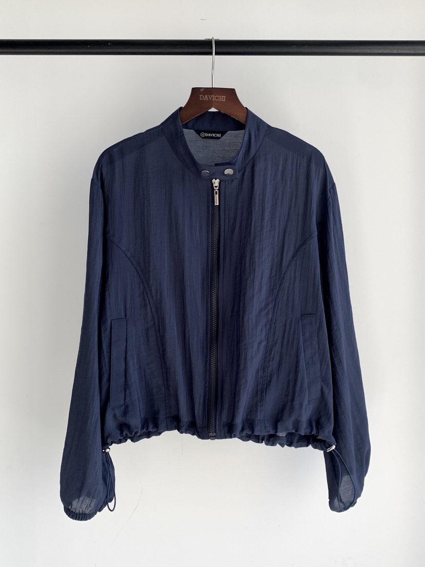 DAVICHI/D.SECOND東大門實拍女裝新款熱賣推薦夾克透明DAVICHI/D.SECOND夾克圖色2