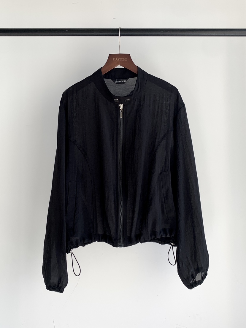 DAVICHI/D.SECOND東大門實拍女裝新款熱賣推薦夾克透明DAVICHI/D.SECOND夾克圖色3