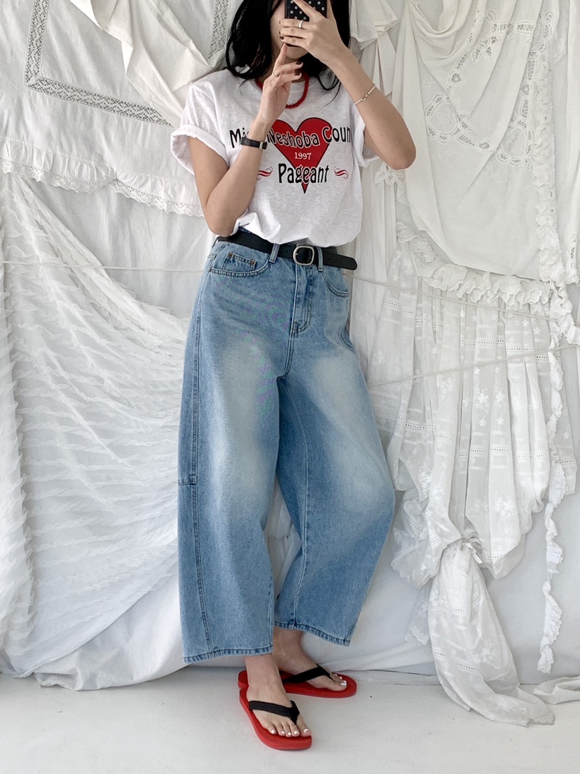 DAVICHI/D.SECOND韓國代購女士新品推薦牛仔褲含隨機腰帶DAVICHI/D.SECOND牛仔褲