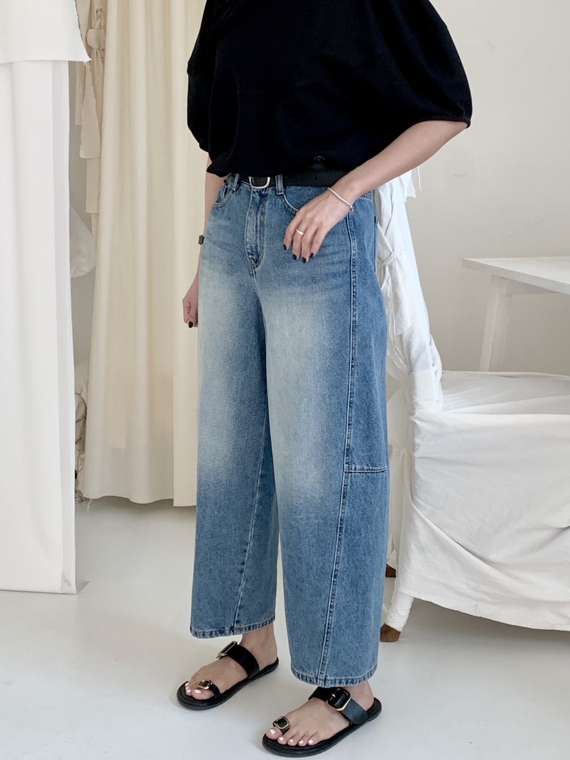 DAVICHI/D.SECOND韓國代購女士新品推薦牛仔褲含隨機腰帶DAVICHI/D.SECOND牛仔褲