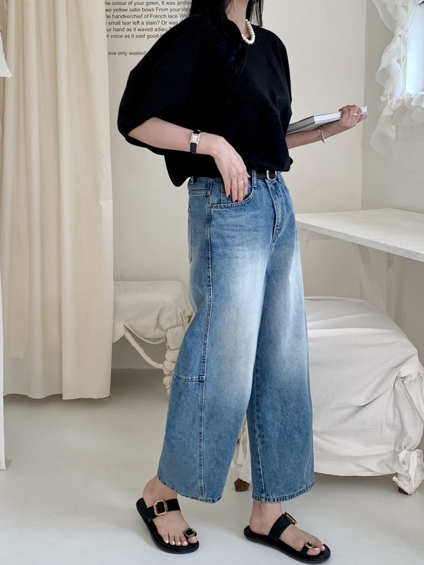 DAVICHI/D.SECOND韓國代購女士新品推薦牛仔褲含隨機腰帶DAVICHI/D.SECOND牛仔褲