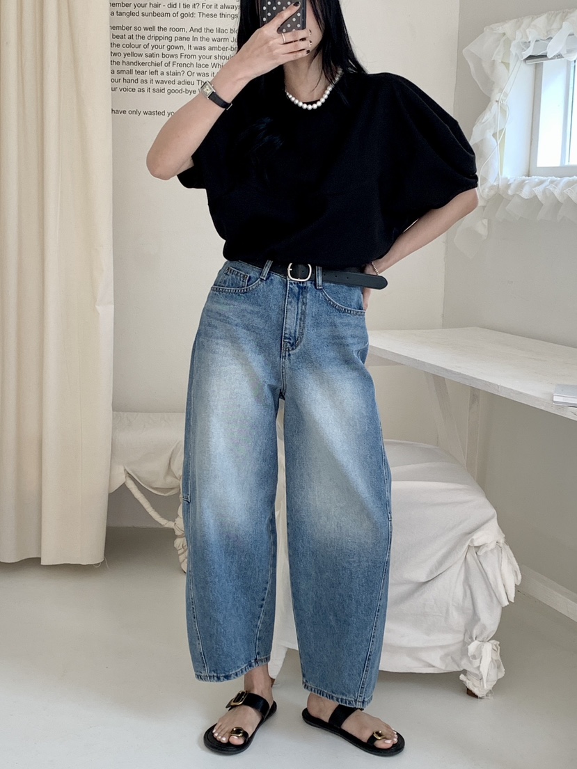 DAVICHI/D.SECOND韓國代購女士新品推薦牛仔褲含隨機腰帶DAVICHI/D.SECOND牛仔褲