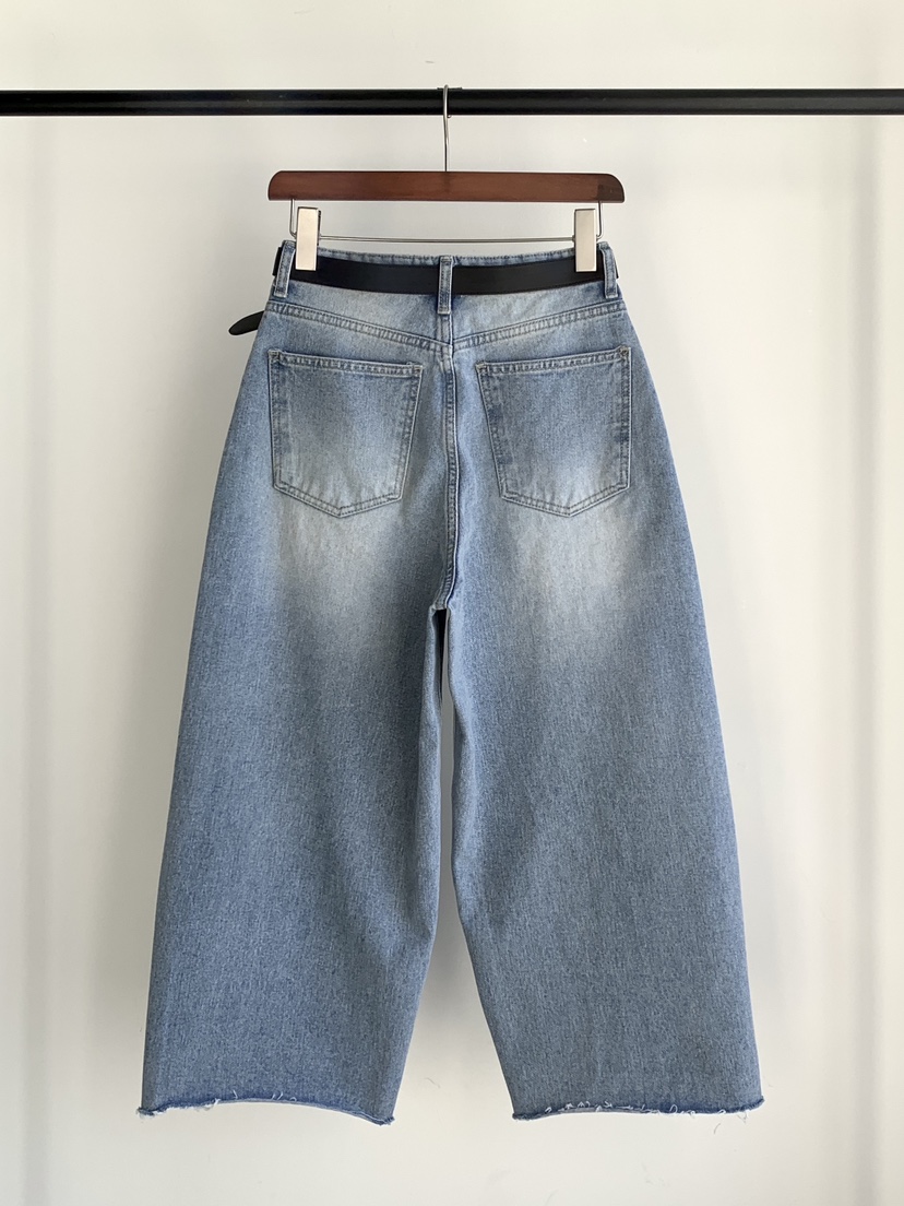 DAVICHI/D.SECOND東大門代購女士新款時尚牛仔褲含隨機腰帶DAVICHI/D.SECOND牛仔褲