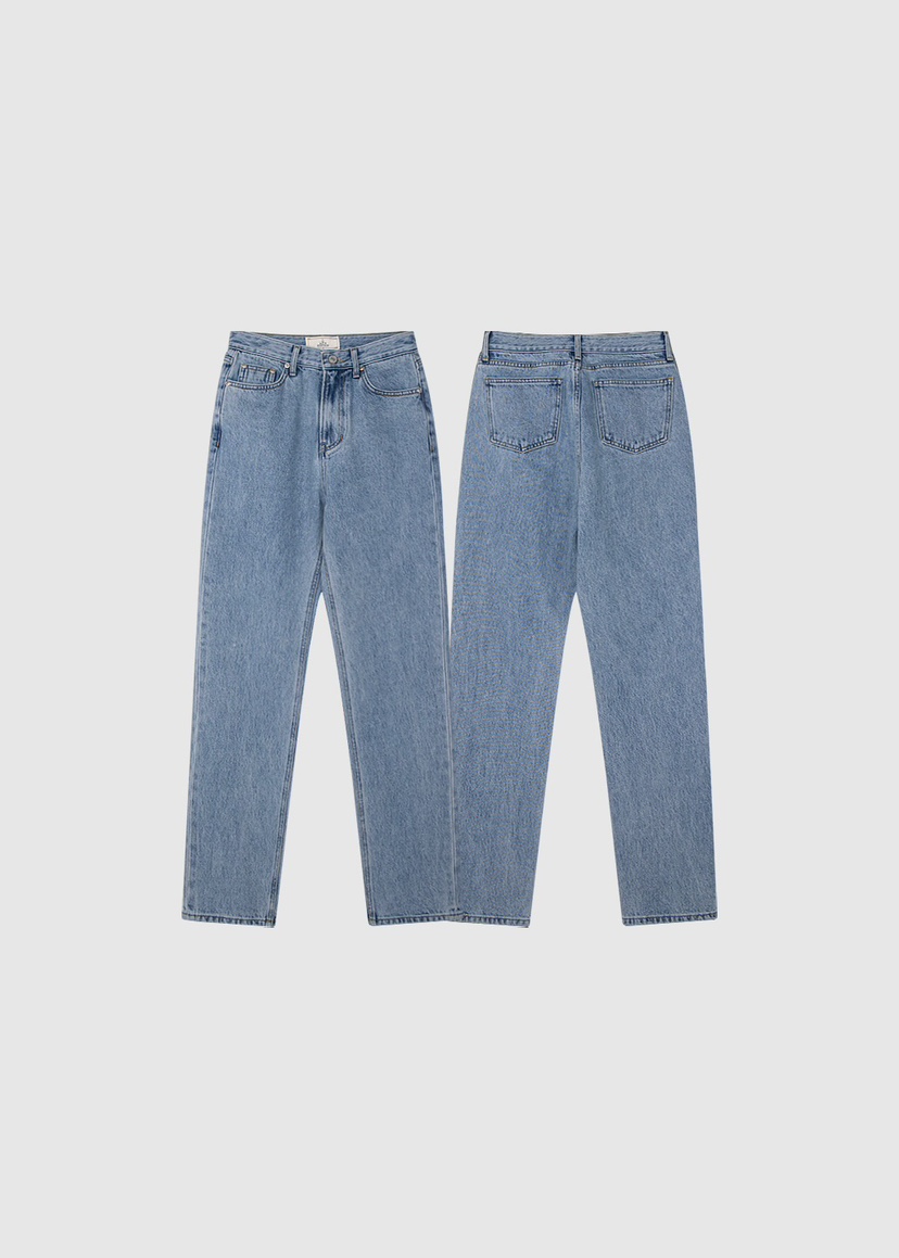 A Flan韓國直郵女裝新品推薦休閑真品職業時尚26春夏牛仔褲AFN/FLAN EDITION牛仔褲