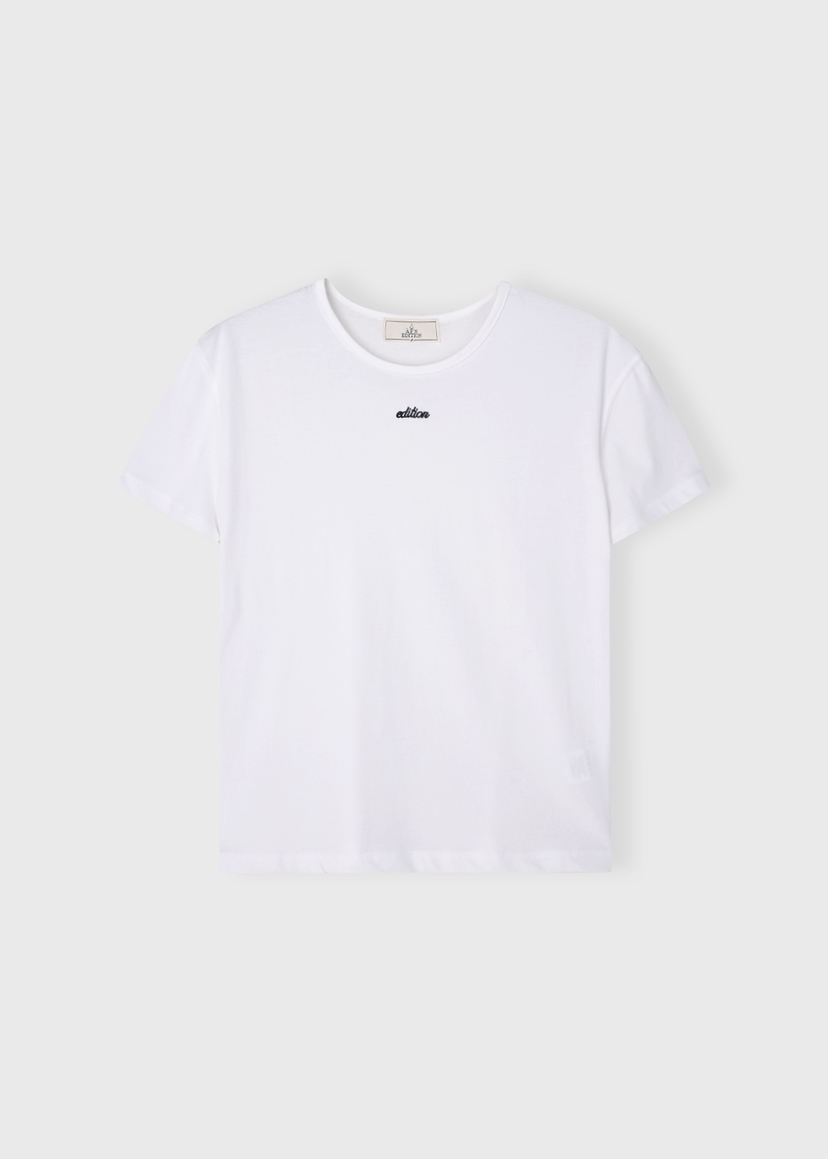 A Flan韓國直郵女裝新款真品時尚人氣休閑熱賣26春夏T恤AFN/FLAN EDITIONT恤圖色1