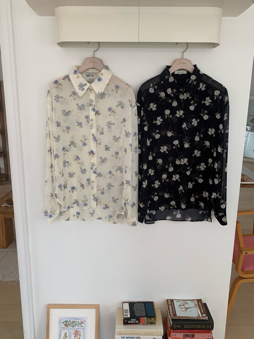 COBALT BLUE東大門實拍女裝新品推薦人氣休閑襯衫蕾絲衫COBALT BLUE襯衫/蕾絲衫