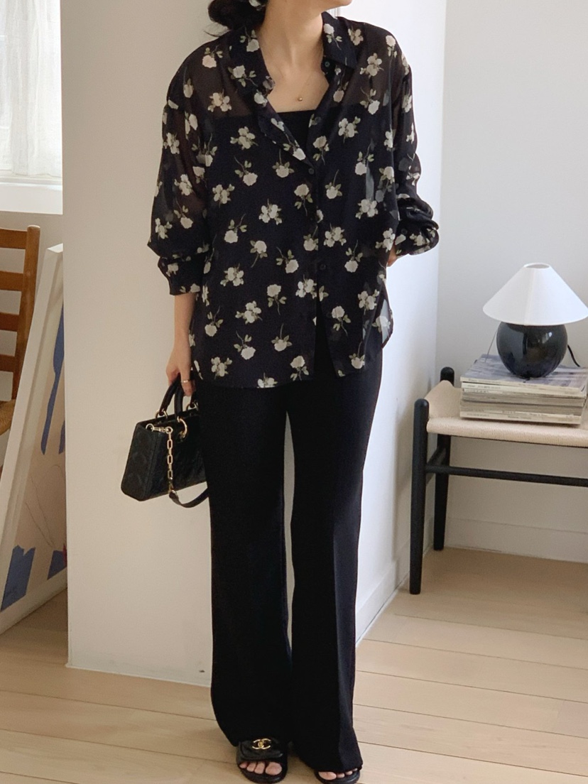 COBALT BLUE東大門實拍女裝新品推薦人氣休閑襯衫蕾絲衫COBALT BLUE襯衫/蕾絲衫