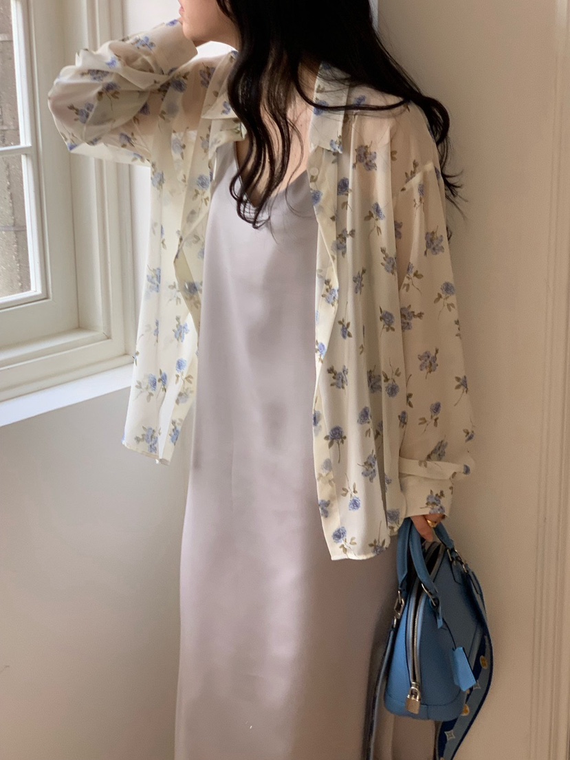 COBALT BLUE東大門實拍女裝新品推薦人氣休閑襯衫蕾絲衫COBALT BLUE襯衫/蕾絲衫