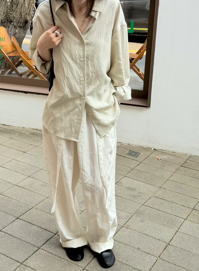 ARKIE/TAF東大門代購女裝新款26春夏職業時尚襯衫蕾絲衫ARKIE/TAF襯衫/蕾絲衫