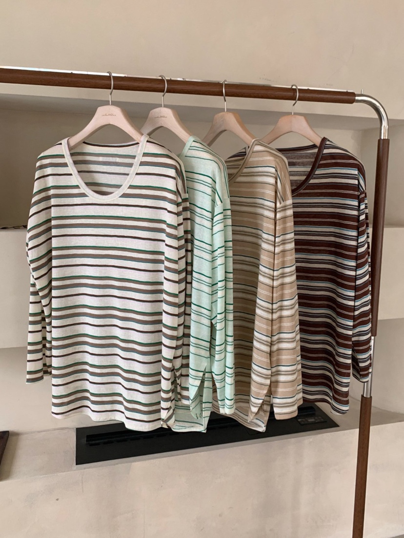 COBALT BLUE東大門實拍女士新品時尚人氣26春夏真品長袖T恤COBALT BLUE長袖T恤