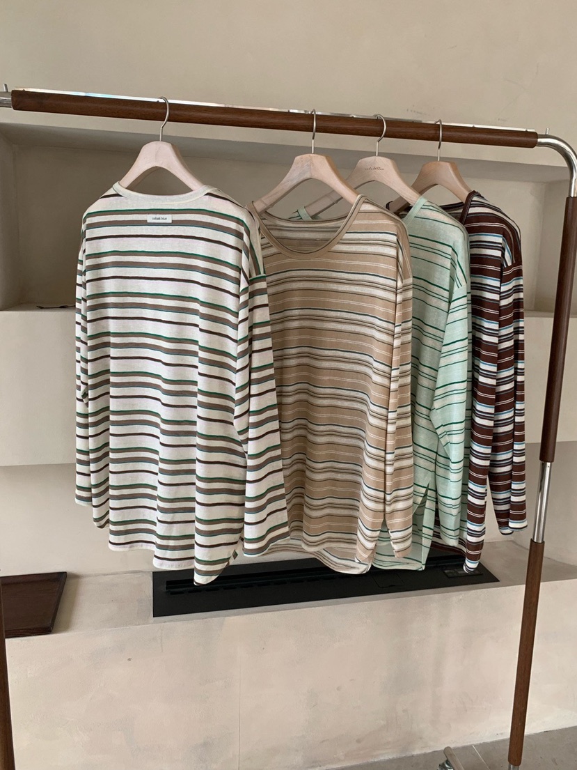 COBALT BLUE東大門實拍女士新品時尚人氣26春夏真品長袖T恤COBALT BLUE長袖T恤