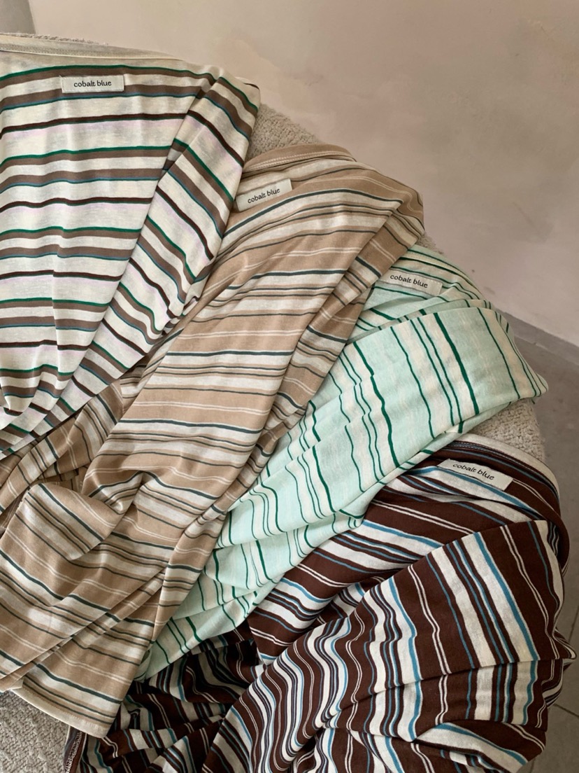 COBALT BLUE東大門實拍女士新品時尚人氣26春夏真品長袖T恤COBALT BLUE長袖T恤