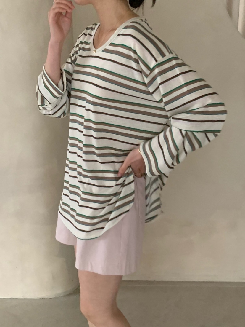 COBALT BLUE東大門實拍女士新品時尚人氣26春夏真品長袖T恤COBALT BLUE長袖T恤