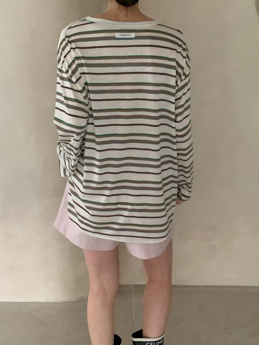 COBALT BLUE東大門實拍女士新品時尚人氣26春夏真品長袖T恤COBALT BLUE長袖T恤