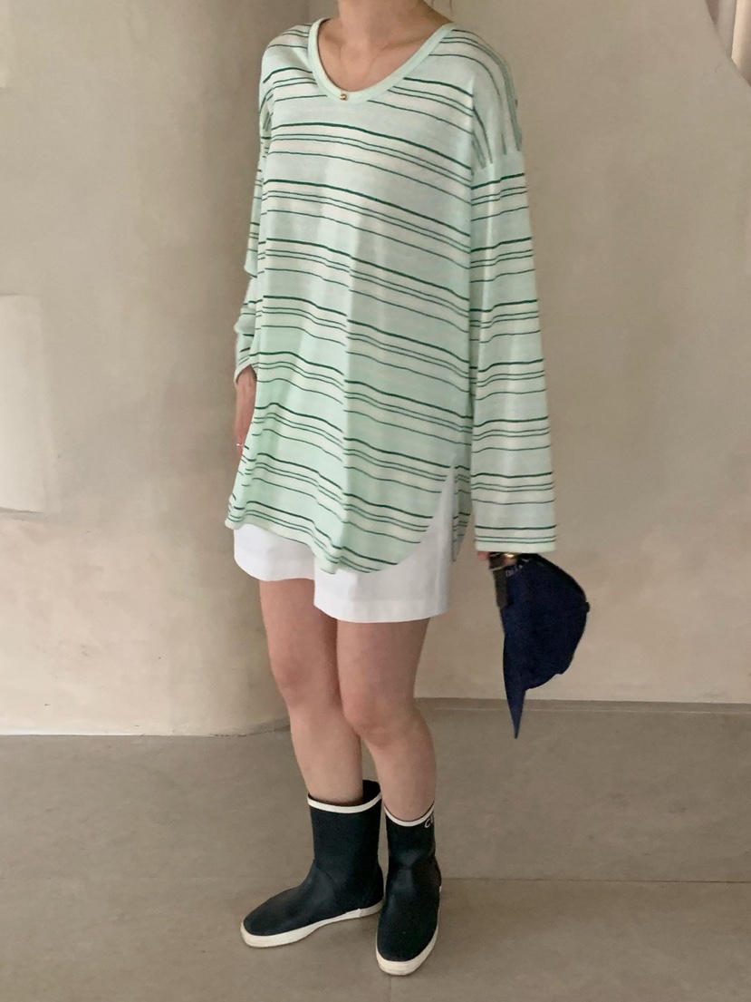 COBALT BLUE東大門實拍女士新品時尚人氣26春夏真品長袖T恤COBALT BLUE長袖T恤