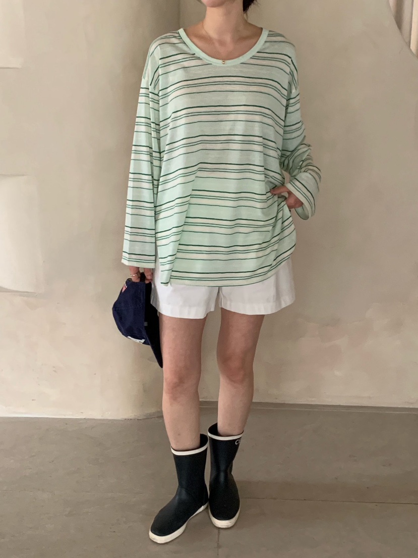 COBALT BLUE東大門實拍女士新品時尚人氣26春夏真品長袖T恤COBALT BLUE長袖T恤