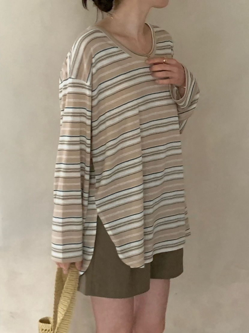 COBALT BLUE東大門實拍女士新品時尚人氣26春夏真品長袖T恤COBALT BLUE長袖T恤