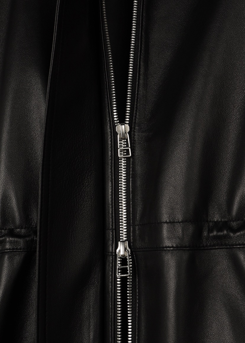 A Flan東大門代購女士新品時尚熱賣休閑職業26春夏皮衣復古AFN/FLAN EDITION皮衣