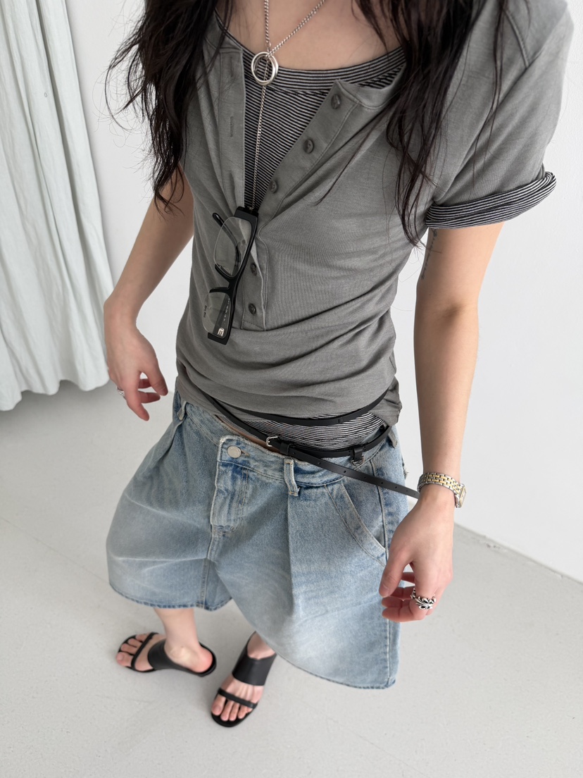 MINIMUZE東大門實拍女士新款休閑26春夏人氣時尚推薦熱賣T恤MINIMUZET恤