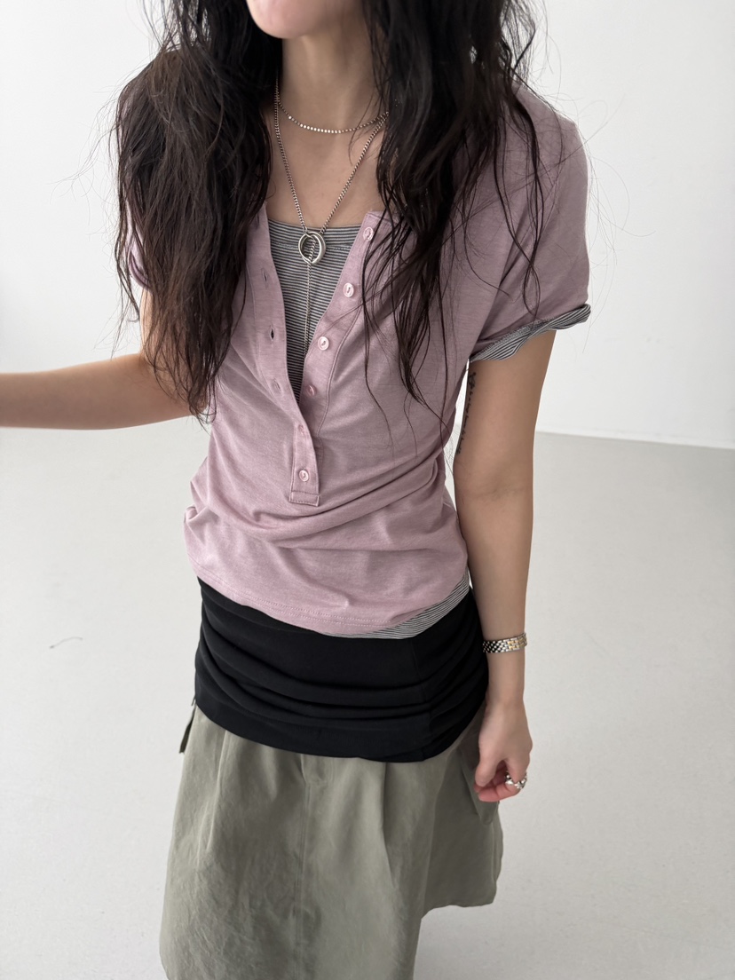 MINIMUZE東大門實拍女士新款休閑26春夏人氣時尚推薦熱賣T恤MINIMUZET恤