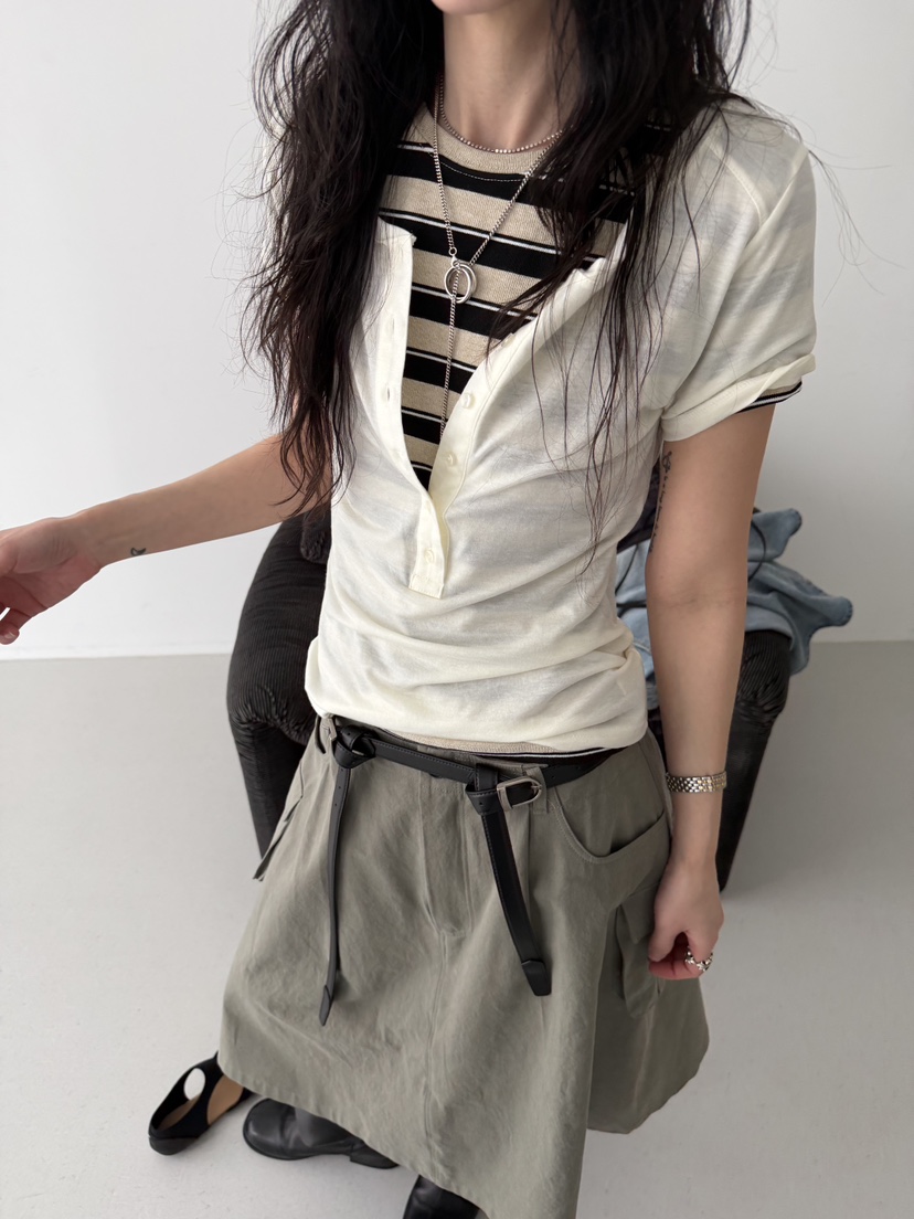 MINIMUZE東大門實拍女士新款休閑26春夏人氣時尚推薦熱賣T恤MINIMUZET恤