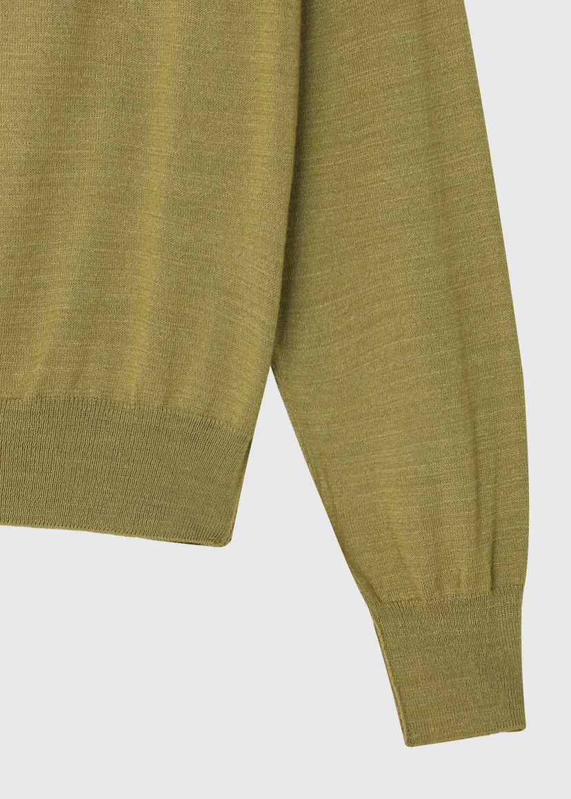 A Flan韓國直郵女裝新品休閑推薦人氣時尚針織衫修身露肩AFN/FLAN EDITION針織衫