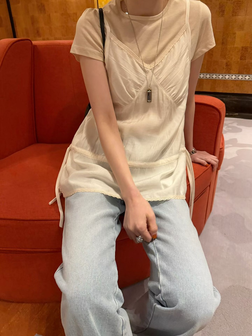 ARKIE/TAF東大門實拍女裝新款職業時尚人氣吊帶背心蕾絲ARKIE/TAF吊帶/背心