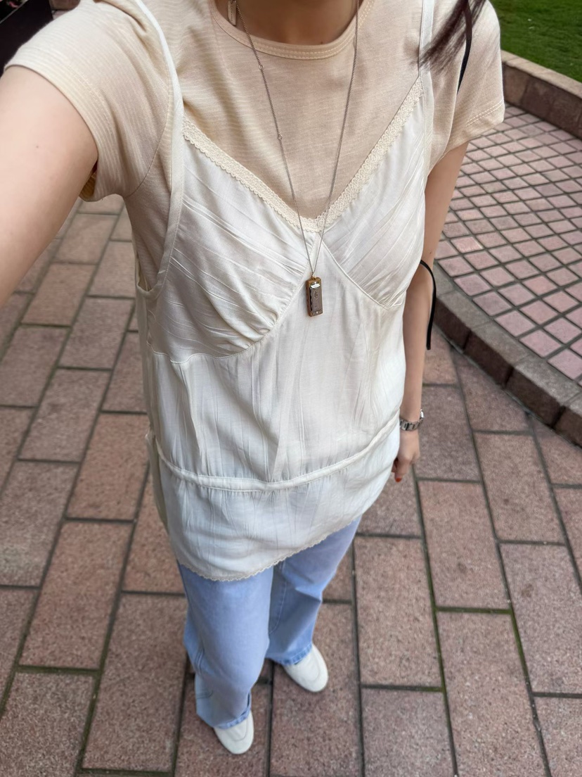 ARKIE/TAF東大門實拍女裝新款職業時尚人氣吊帶背心蕾絲ARKIE/TAF吊帶/背心