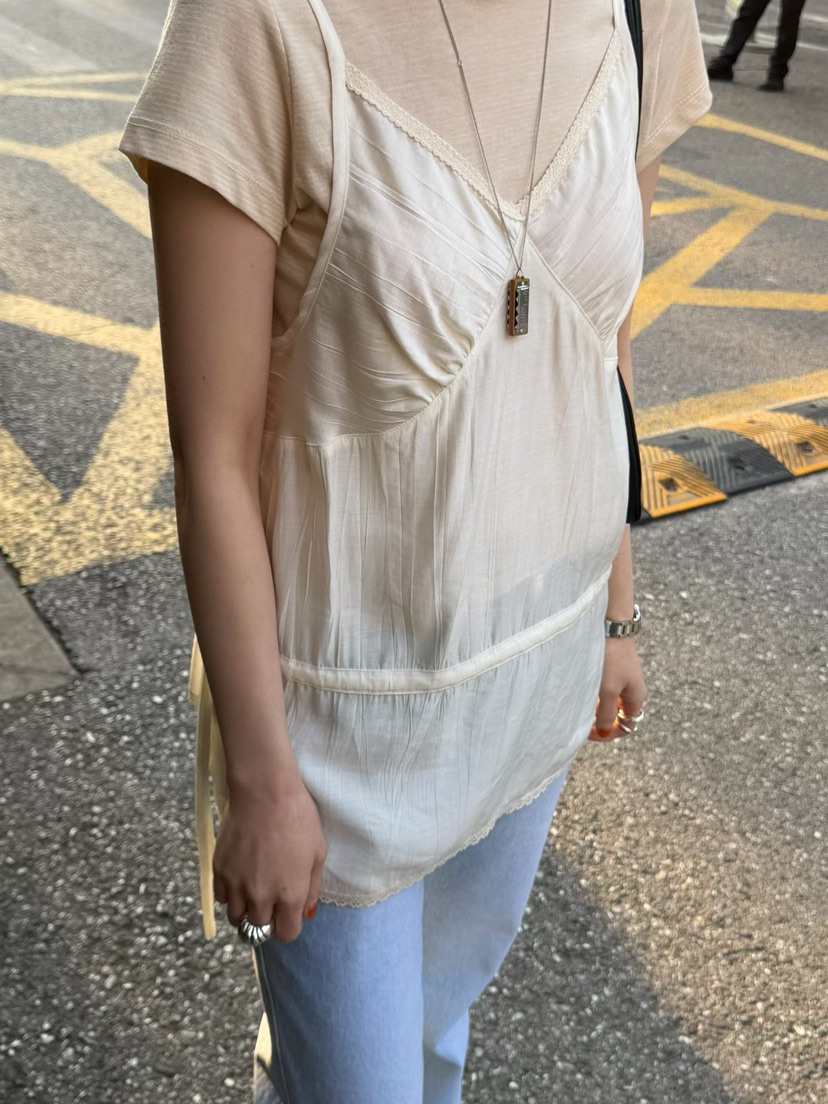 ARKIE/TAF東大門實拍女裝新款職業時尚人氣吊帶背心蕾絲ARKIE/TAF吊帶/背心