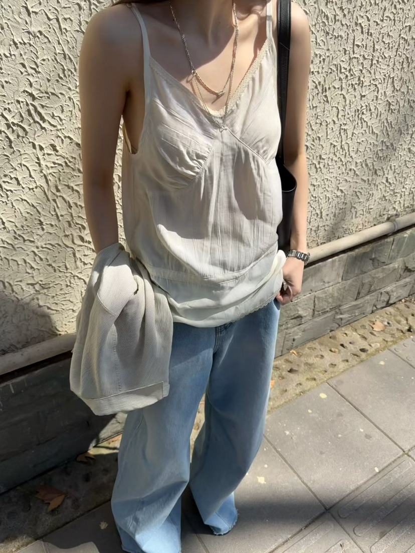 ARKIE/TAF東大門實拍女裝新款職業時尚人氣吊帶背心蕾絲ARKIE/TAF吊帶/背心