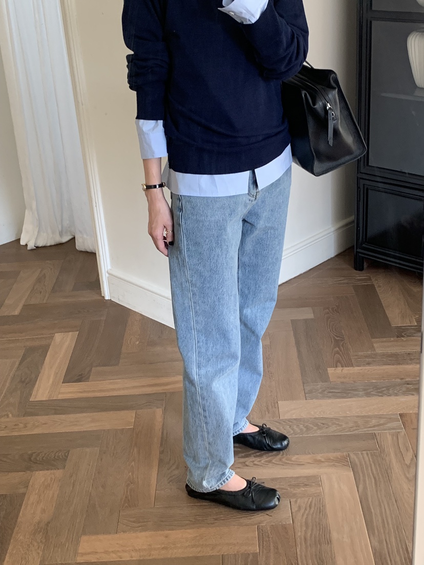 A Flan東大門實拍女裝新品時尚熱賣休閑26春夏襯衫蕾絲衫露肩AFN/FLAN EDITION襯衫/蕾絲衫