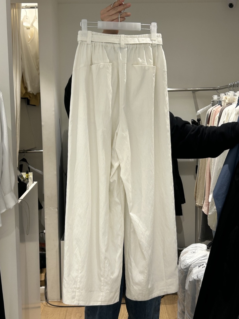 ARKIE/TAF東大門代購女士新款26春夏真品休閑休閑褲含腰帶ARKIE/TAF休閑褲