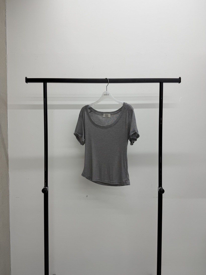 MINIMUZE東大門實拍女裝新品26春夏時尚真品職業休閑人氣T恤MINIMUZET恤圖色1