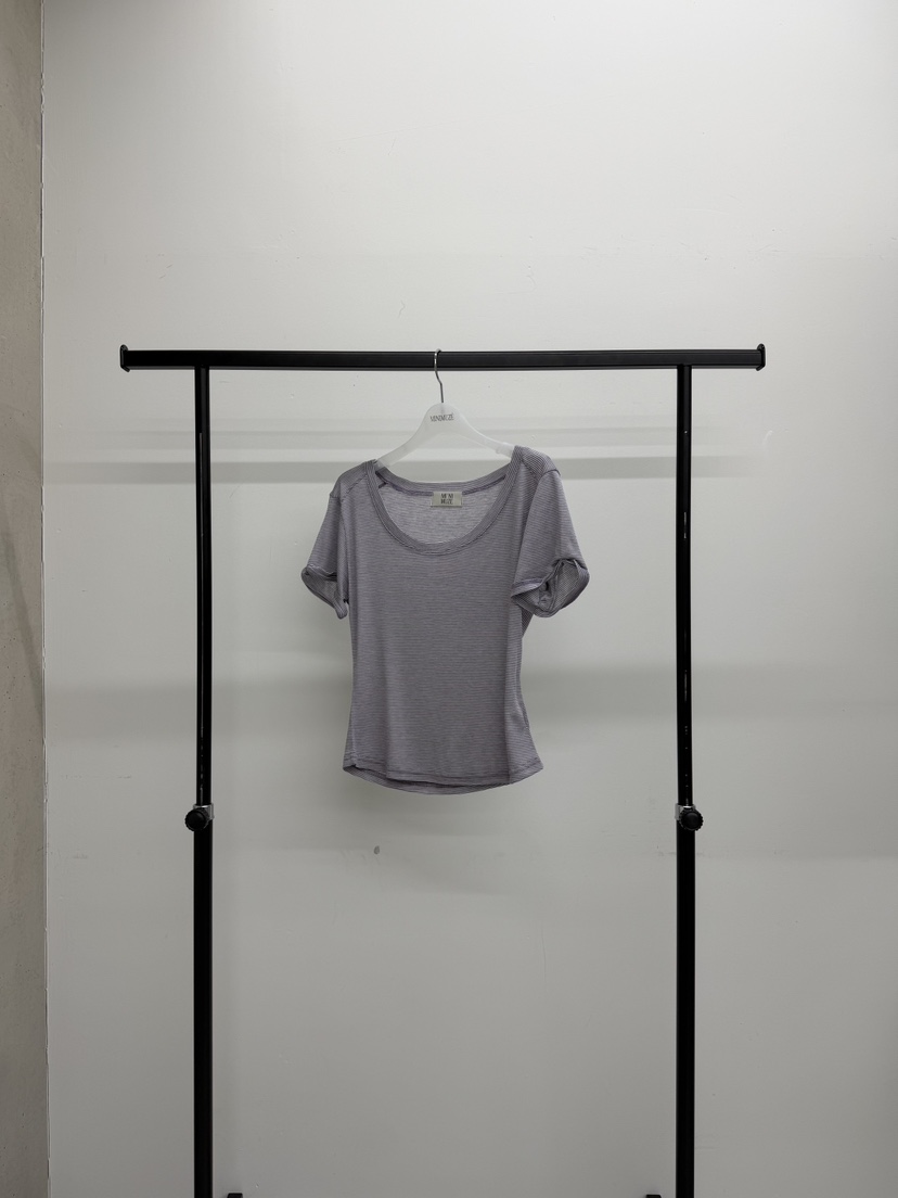 MINIMUZE東大門實拍女裝新品26春夏時尚真品職業休閑人氣T恤MINIMUZET恤圖色2