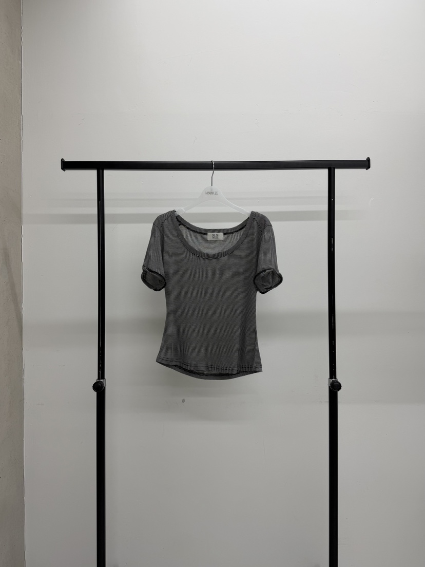 MINIMUZE東大門實拍女裝新品26春夏時尚真品職業休閑人氣T恤MINIMUZET恤圖色3