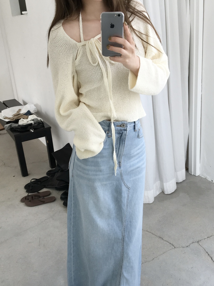 LEGACY韓國直郵女裝新品時尚針織衫不含內搭棉質短款開衫LEGACY針織衫